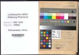 Entnazifizierung Heinz Schuenadel , geb. 03.06.1911 (Dentist)