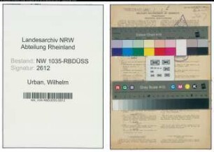 Entnazifizierung Wilhelm Urban , geb. 02.09.1885 (Stahlarbeiter)