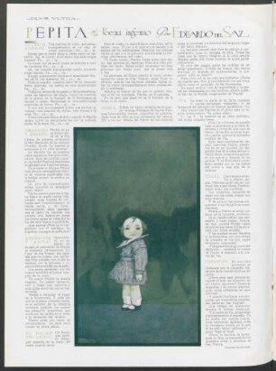Pepita : Poema ingenuo, Gouache de Álvarez