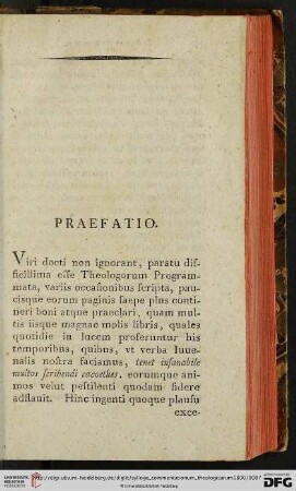 Praefatio