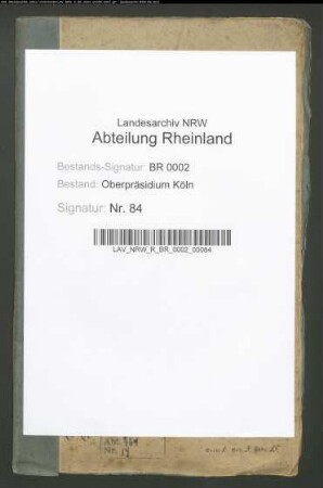 Einberufung des Oberpräsidenten zur Eröffnung des Staatsrates.