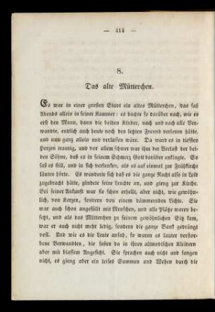 8. Das alte Mütterchen.