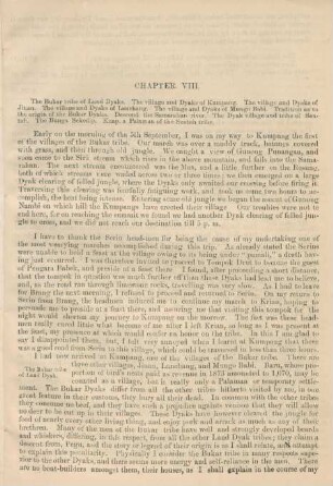 Chapter VIII. The Bukar tribe of land Dyaks...