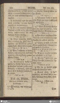 Ton 113. Psalm