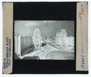 Berlin, Bauprojekt Stalinallee (heute Karl-Marx-Allee)