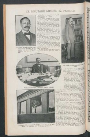 El diputado Miguel M. Padilla