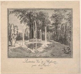 Reisewitzens Garten an der Weißeritz im Dorf Plauen bei Dresden, aus Müllers Dichterischen Schilderungen, 1786, Heft 2
