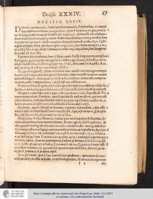 Decisio XXXIV
