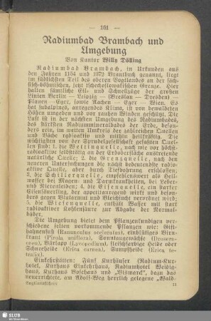 Radiumbad Brambach und Umgebung