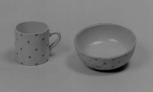 Schüssel : Tasse und Schüssel (nach 1910; K. Feuerriegel)