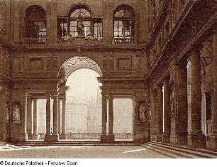 Innenhof eines Palazzos (?)