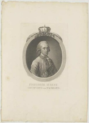 Bildnis des Friedrich August von Sachssen