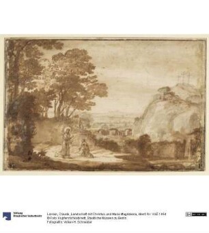 Landschaft mit Christus und Maria Magdalena