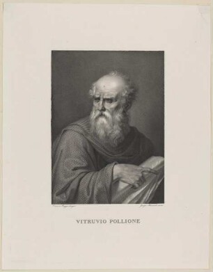 Bildnis des Vitruvio Pollione