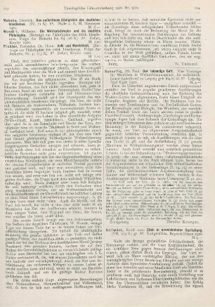 113-114 [Rezension] Wundt, Wilhelm, Die Weltkatastrophe und die deutsche Philosophie