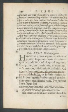 Cap. XXIII. De Coniugatis.