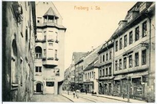 Freiberg. Straßenansicht