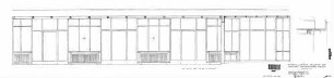 Heilbronn Hbf: Wandaufriß Bahnhofsgaststätte Empfangsgeb. Gaststätte
