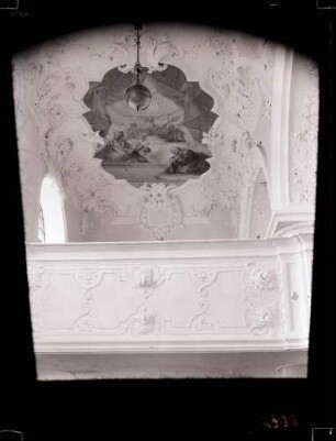 Pfarrkirche; Decke im südlichen Seitenschiff