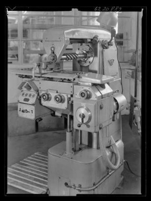 Fräsmaschine, Foto 1962