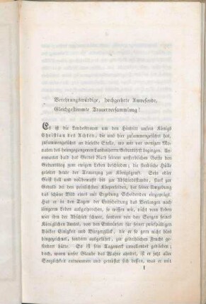 Verehrungswürdige, hochverehrte Anwesende, Gleichgestimmte Trauerversammlung!