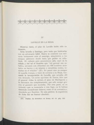 IV - Lavalle en La Rioja