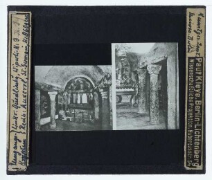 Quedlinburg, St. Wiperti,Auxerre, Saint-Germain : Innenansicht, Krypten