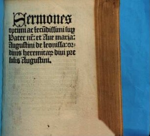 Sermones optimi ac fecundissimi super Pater noster et Ave Maria