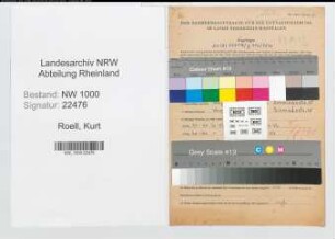 Entnazifizierung Kurt Roell, geb. 26.09.1914 (Polizeibeamter)