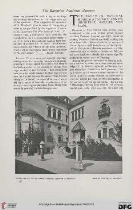 44: The Bavarian National Museum at Munich and its architect, Gabriel von Seidl