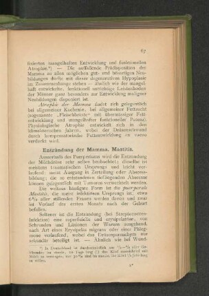 Entzündungen der Mamma, Mastitis.