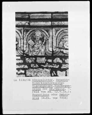 Der heilige Augustinus oder Ambrosius
