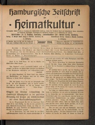 Januar 1914.