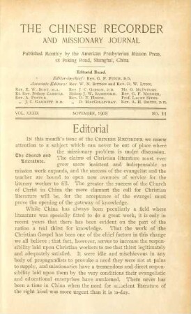No. 11, November, 1908