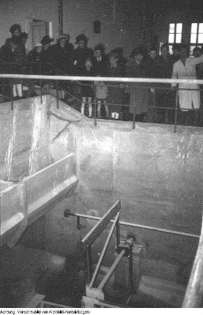 Dresden, Neustadt und Coschütz. Wasserwerk Coschütz - Wasserwerk Saloppe, April 1950