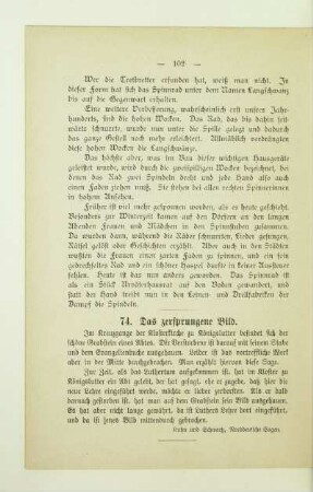 74. Das zersprungene Bild