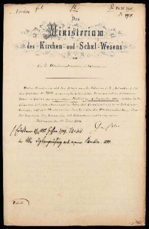 Organisation der Gesamtanstalt 1865-1880 [30]