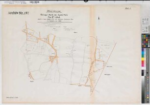 Recke (Recke), Teilung der Espeler Mark, Bl.1 Kopie der Teilungskarte Flur 9