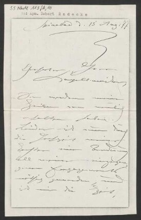 Brief an Robert Radecke : 15.08.1877