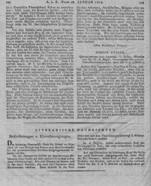 Nagel, F. G.: Novellen. Quedlingburg, Leipzig: Basse 1817