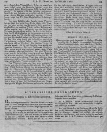 Nagel, F. G.: Novellen. Quedlingburg, Leipzig: Basse 1817