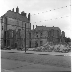 Negativ: Gelände, Rubensstraße 56, 1953