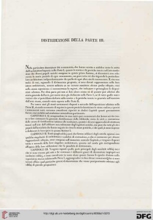 Distribuzione della parte III