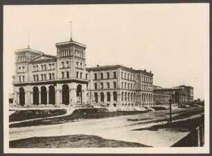 Ansichtskarte Görlitzer Bahnhof mit Baustelle