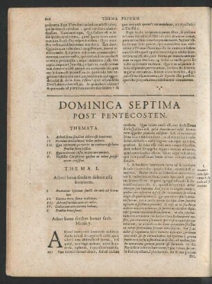 Dominica Septima Post Pentecosten.