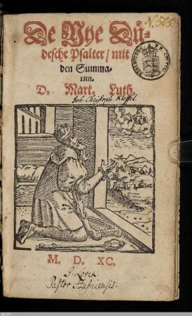 De Nye Düdesche Psalter