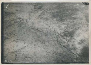 Foto des Geländes nördlich von Bezonvaux (Luftbild)