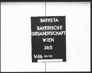 Abrechnung über die kaiserlichen Subsidien