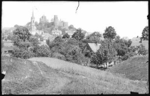 Stolpen. Blick auf Stolpen