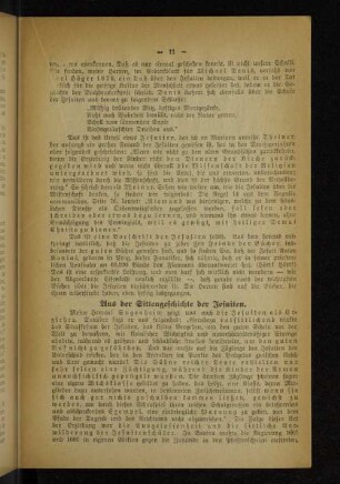 Aus der Sittengeschichte der Jesuiten.